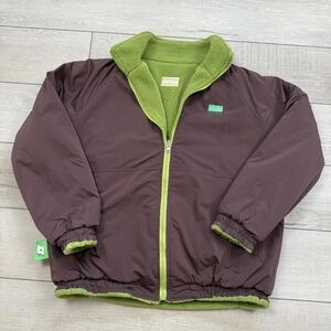Brown and Green Reversible Jacket
